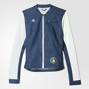 Adidas Denim Boston Marathon Jacket 2016